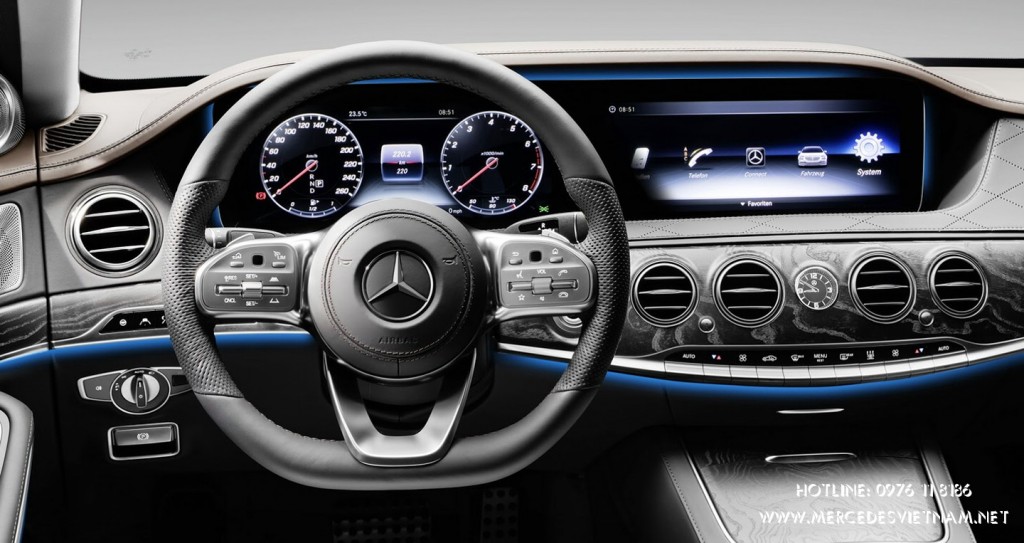 Mercedes S-Class 2018 NeW ra mắt, trang bị động cơ mới