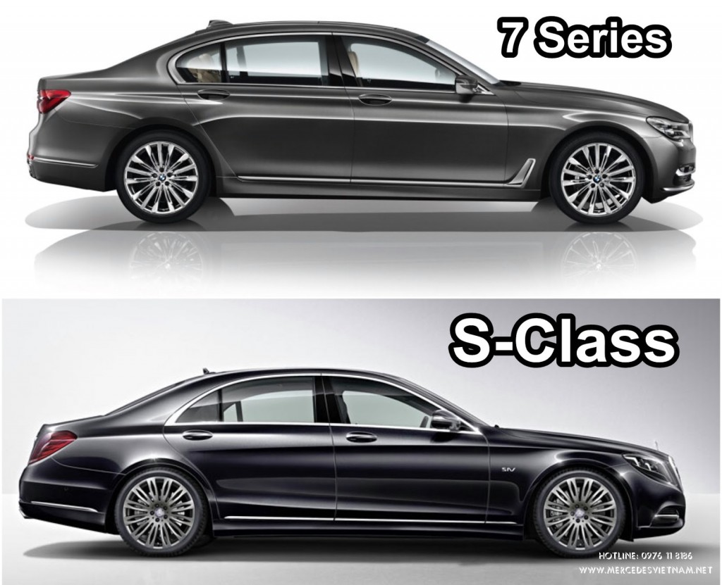 Mercedes S-Class 2018 và BMW 7 Series 2018