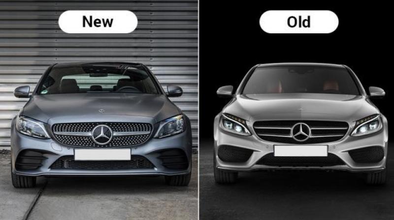 Sự khác biệt giữa thế hệ mới và cũ Mercedes C-Class facelift 2019 (1)
