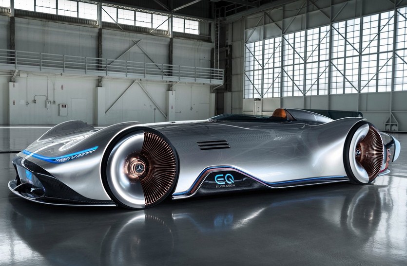 Mercedes-Benz Vision EQ Silver Arrow Concept (2018) – Sự Hồi Sinh Của Huyền Thoại Đua Xe Với Công Nghệ Tương Lai