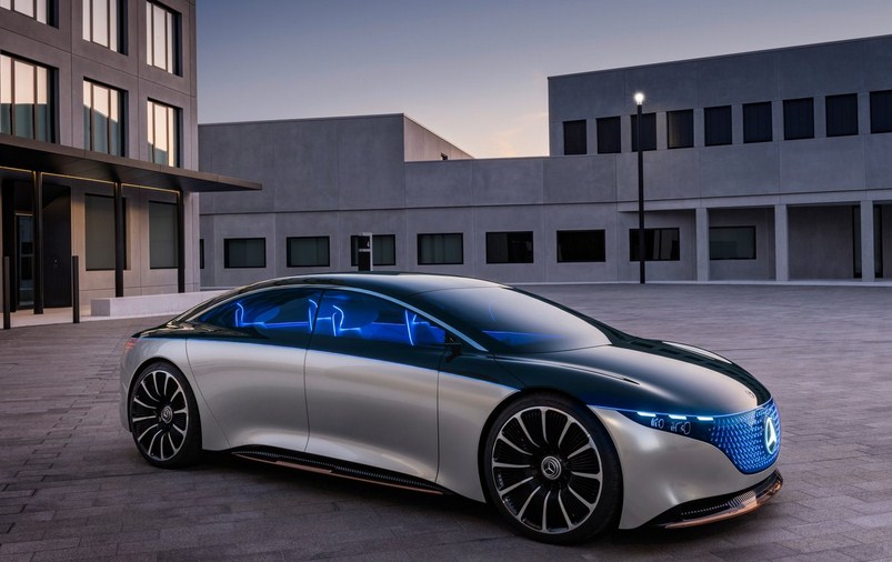 Mercedes-Benz Vision EQS Concept (2019) – Tầm Nhìn Tương Lai Của Xe Sang Điện Hạng Nhất